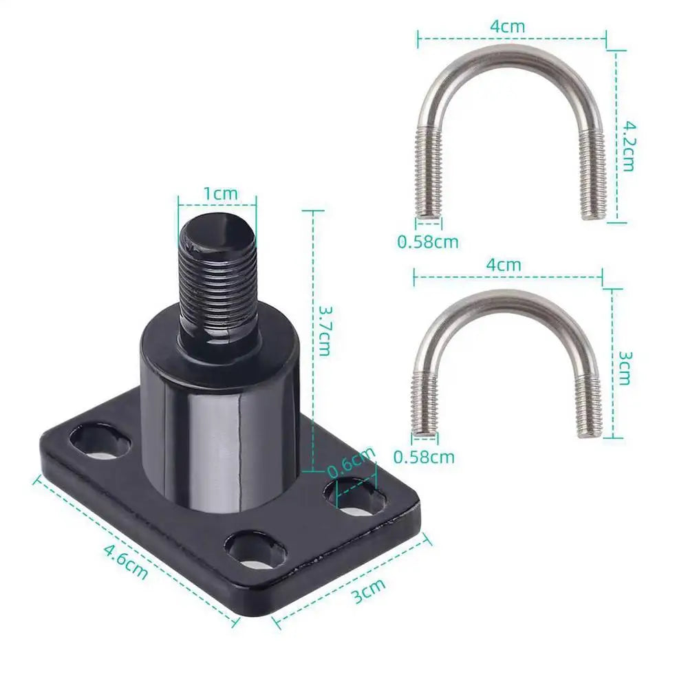 Bicycle Trailer Hitch Bicycle Towing Coupler Adapter Quick Release Trailer Coupler for Garage Outdoor Road Trip Camping Grocery Vue Black