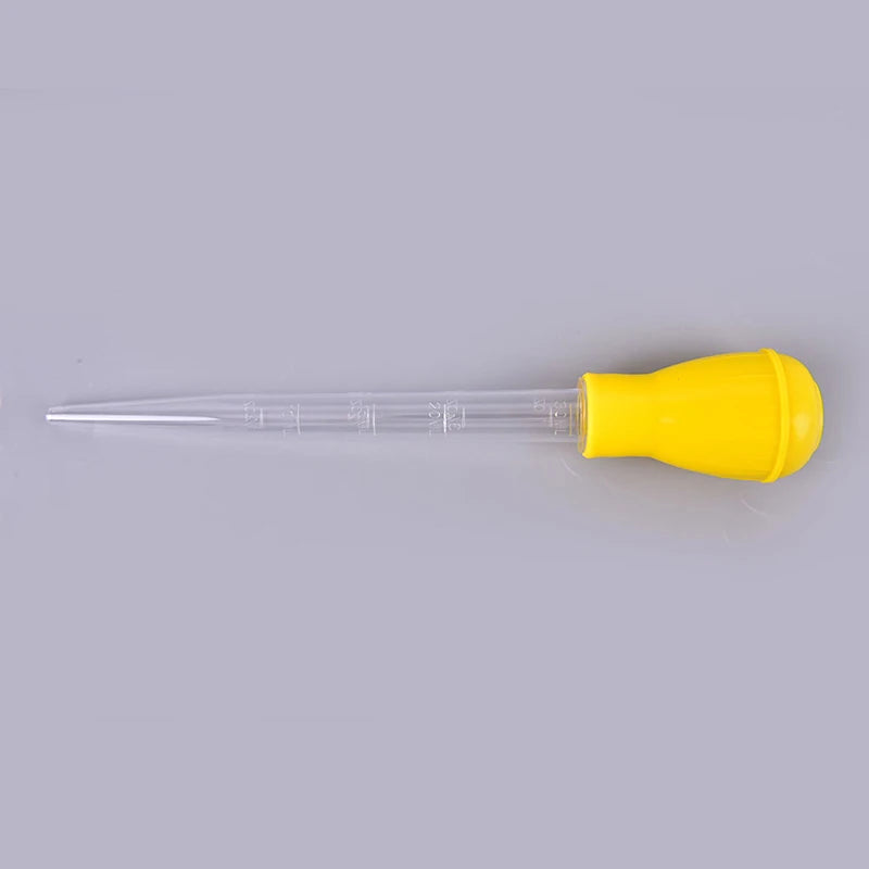 Cooking Kitchen Chicken Turkey Poultry BBQ Food Flavour Baster Syringe Tube Pump Cooking Chicken Turkey Poultry Meat BBQ Food Vue Yellow