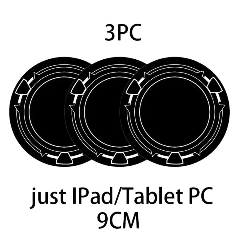 2025 New 9cm Metal Plate Ring For Magsafe Magnetic Car IPad Holder Radiator Iron Sheet Sticker For IPad / Tablet PC Vue 3PC
