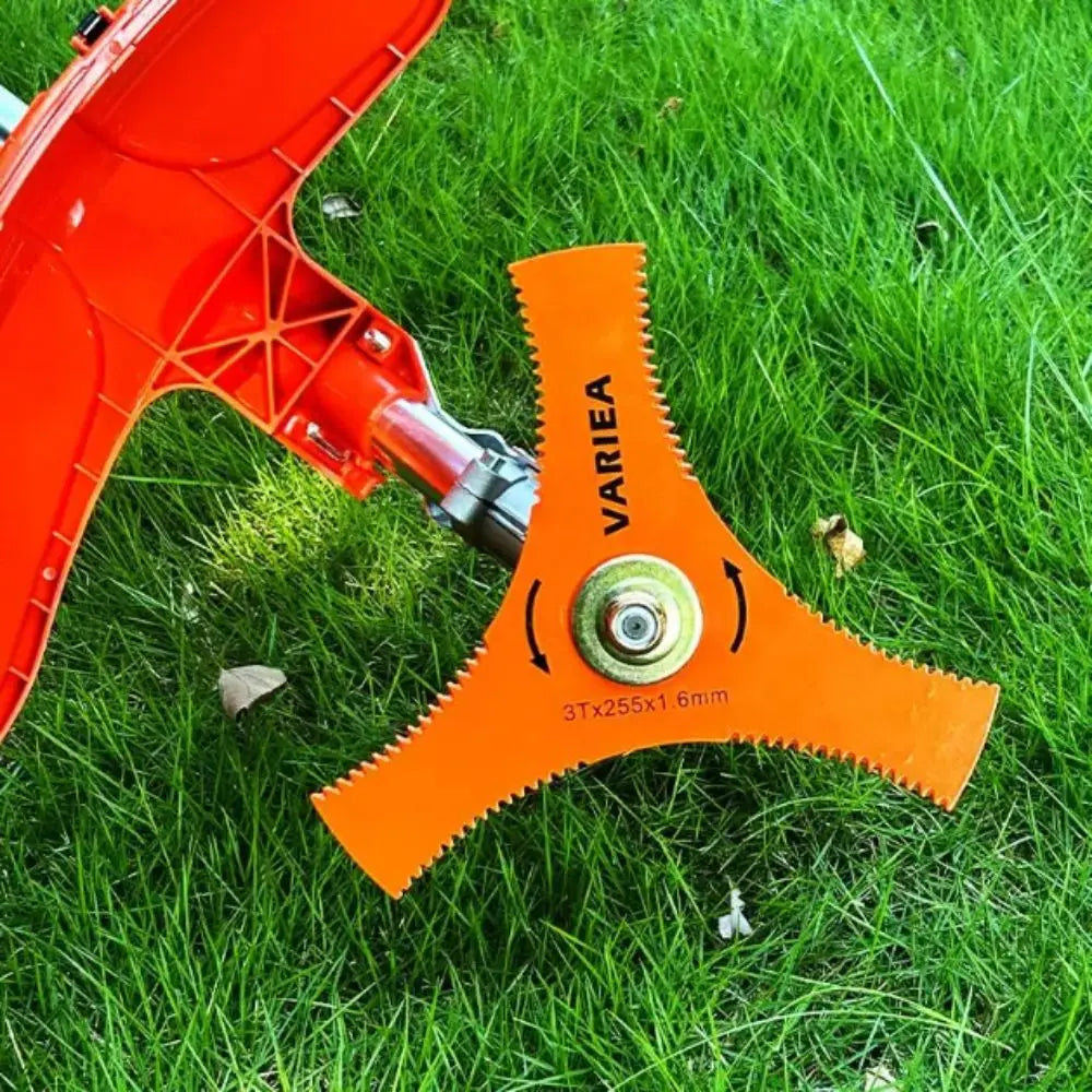 Manganese Steel Lawn Mower Cutter Three Teeth Imported Three Teeth Cutter Steel Quenching Manganese Steel Cutter Grass Cutting Vue