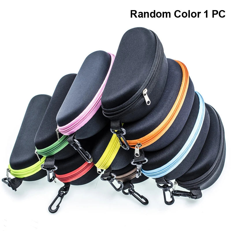 Large Waterproof Eyeglasses Case Zipper Sunglasses Case Travel Eyeglass Cases For Men Women Hard Sunglasses Protector Cases Vue A27