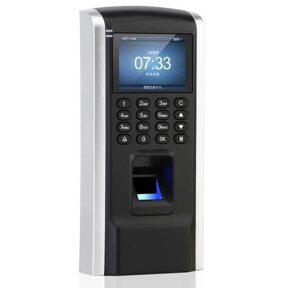 Biometric Fingerprint Access Control Employee Time Attendance Time Clock USB port RFID Biometric Access Vue Dark Grey