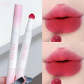 Lip Powder Cream Air Cushion Lips Cream Matte Brick Red Lip Glaze Mud Lipstick Pen Non-Stick Cup Female Lip Tint Korean Makeup Vue 02