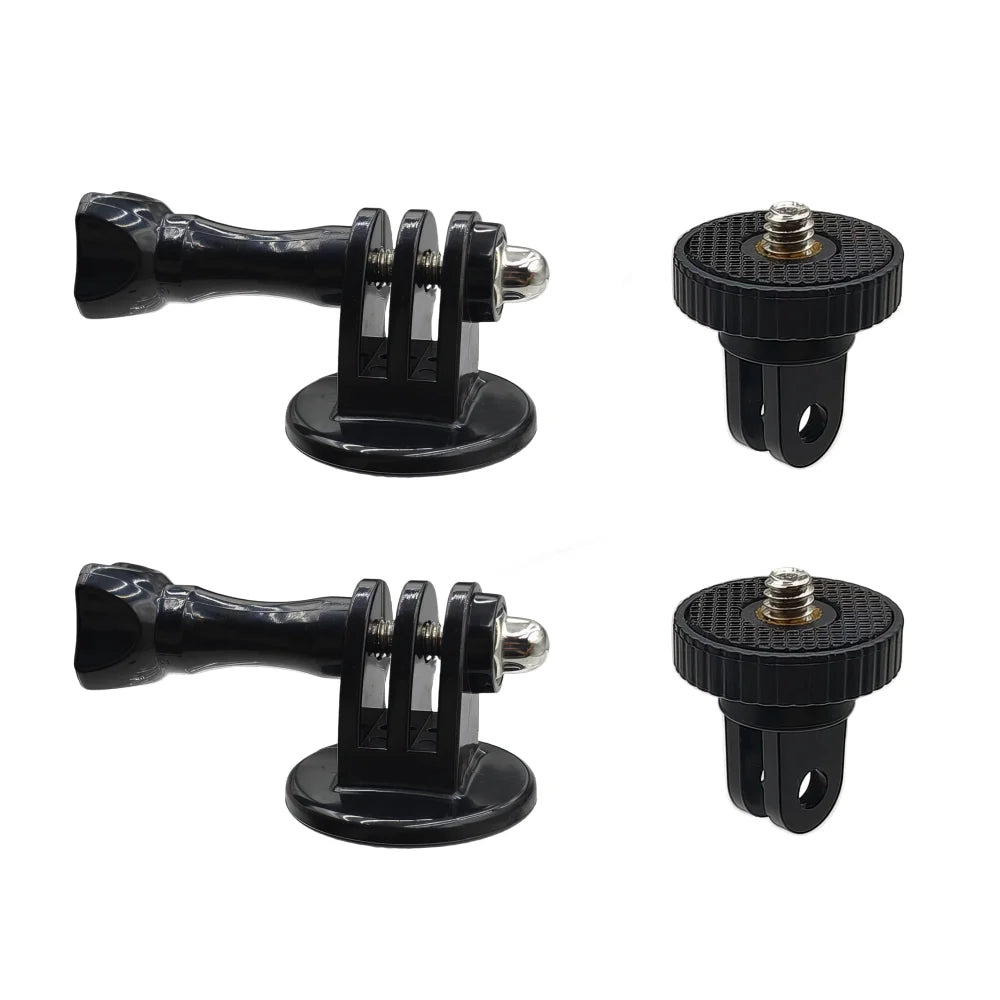 Tripod Adapter Mounts Base With 1/4 Screw Fixed for Gopro 13 12 11 10 9 8 7 Action Camera Accessories Set Vue Full Set