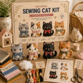 Pre-cut Fabric 3D Felt Sewing DIY Kit Cartoon Bird Animal Charm DIY Sewing Art Craft Set Unique Cat Dog Gnome Vue Style 3
