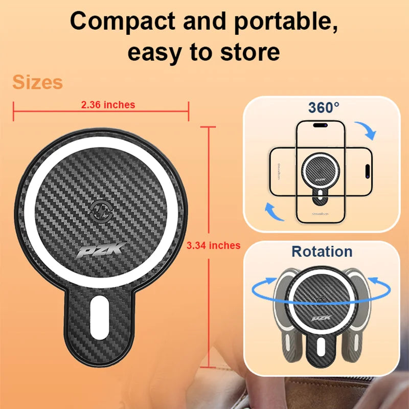 12.3" / 8" For Toyota bZ4X Accessories 2023 2024 2025 Subaru Solterra MagSafe Magnetic Screen Car Phone Holder Adjustable Mount Vue