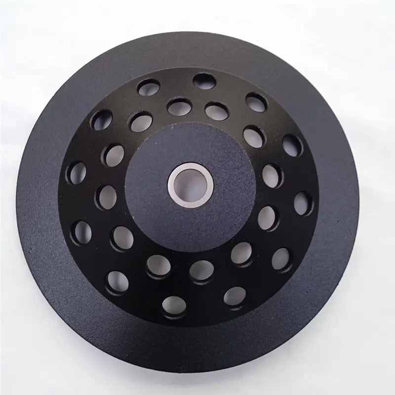 ABKW-Arbor Metal Grinding Wheel 7 Inch Sintered Segment Grinding 30 Grit Disc 5/8"-7/8"(22.23/16Mm) For Concrete Epoxy Removal Vue