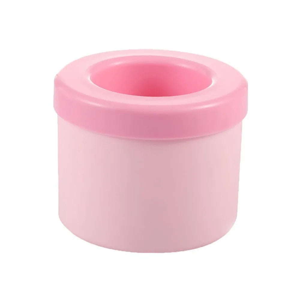 Creative Silicone Ice Cube Mold Quick Freeze Cylinder Cup Reusable Vue Pink
