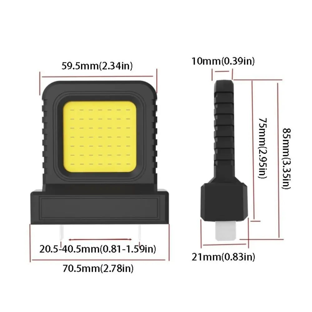 Long Lasting 21V Work Light Adjustable Interface Wide Beam Battery Powered Light Floodlight Cordless LED Work Light Vue