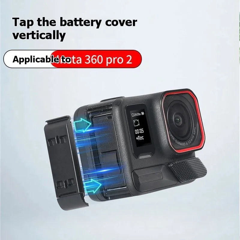 Hot-For Ace Pro2 Aluminum Battery Side Cover-Camera Mounting Bracket Accessory Vue Black
