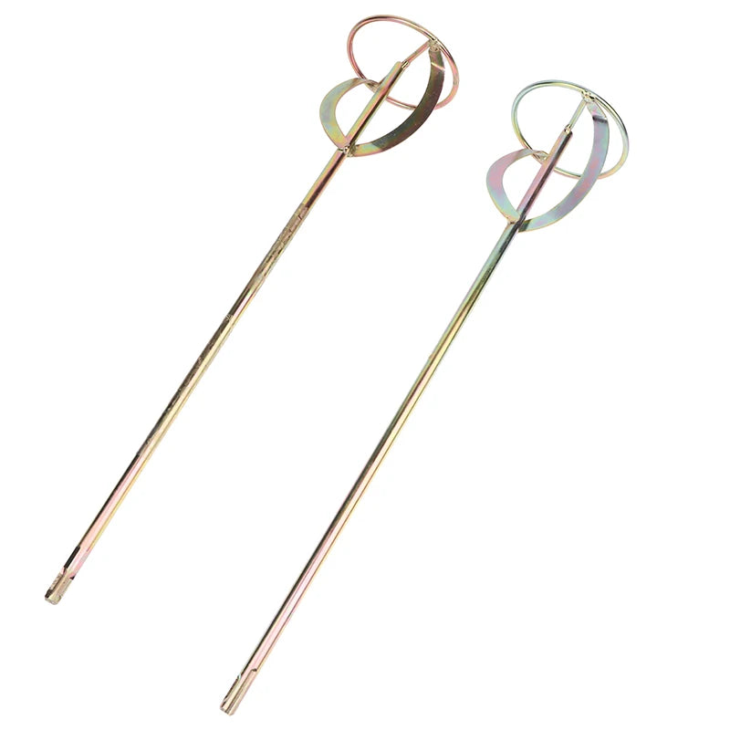 1PCS S-type Mixer Drill Paint Stirring Rod Handheld Paint Plaster Mortar Mixing Paddle Machine Power Tool Accessories Vue