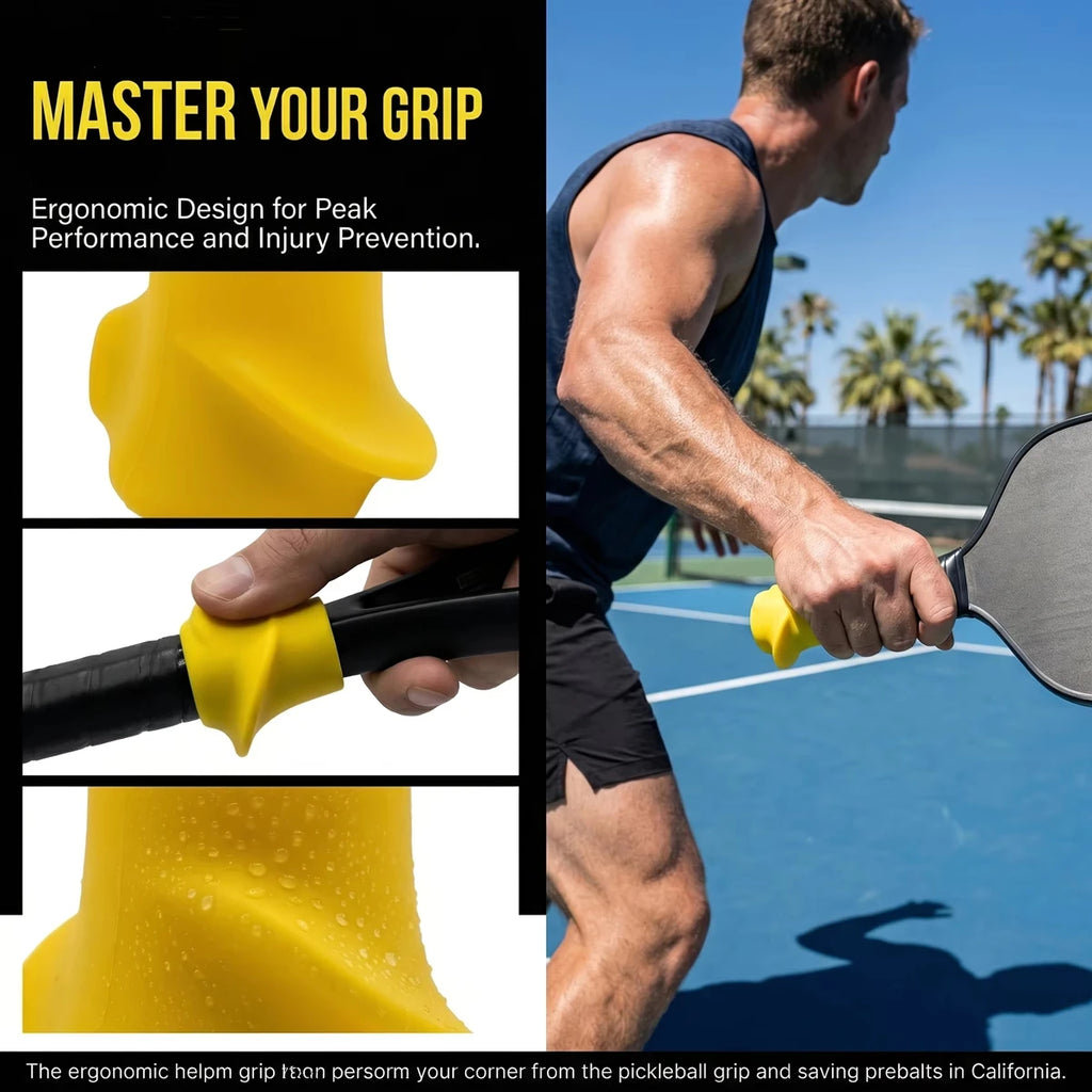 Silicone Tennis Pickleball Racket Corrector Shock Absorbing Trainer Easy Installation Posture Beginner Sports Skill Improvement Vue