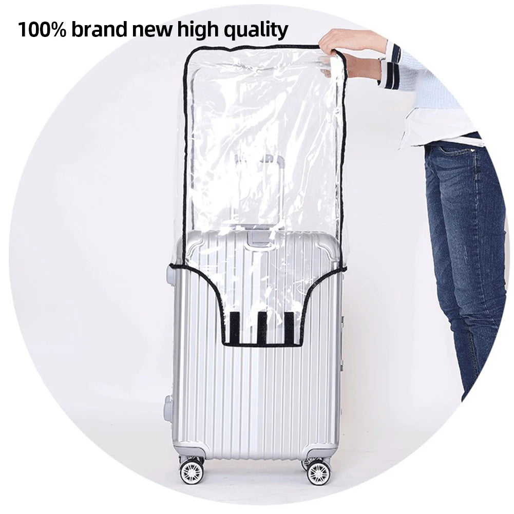 Clear PVC Suitcase Cover 18–30 Inch | Waterproof & Scratch-Proof Luggage Cover Vue