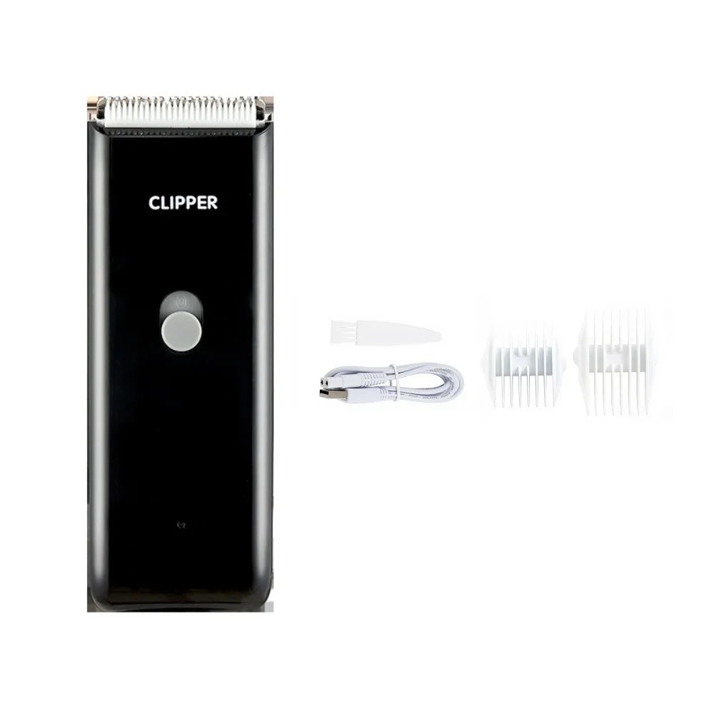 Pet Haircutting Professional Dog Hair Clipper Waterproof Wireless Pet Hair Trimmer Low Noise Mute Cat Grooming Clipper Home Use Vue Black