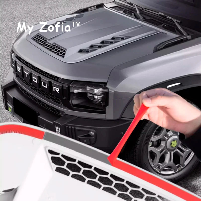 For JETOUR T2 Shanhai T2 2024 2025 2026 Car Style Front Air Intake Vent Engine Frame Inlet Bonnet Hood Scoop Cover Accessories Vue