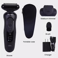 Braun Electric Shaver Series S5 Razor Rechargeable Wet Dry Dual Use Floating Heads Shaving Machine Face Hair Removal Beard Cutti Vue Braun 52-N1200s China Mainland