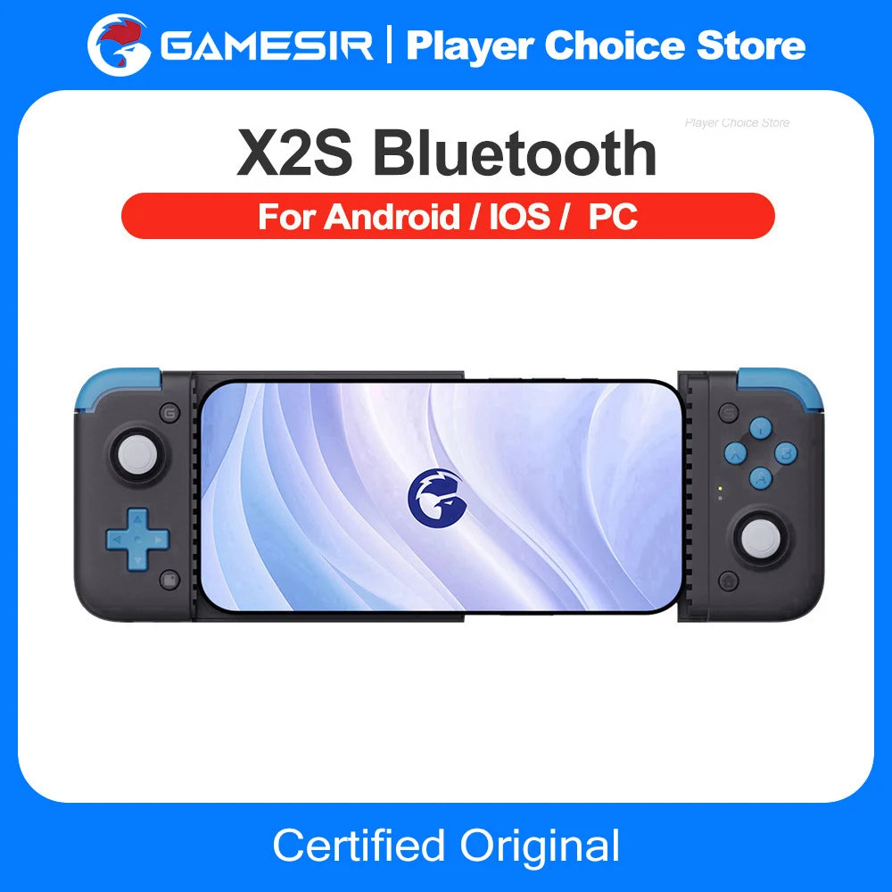 GameSir X2s Bluetooth X2s Mobile Phone Gaming Controller Gamepads Gamepad PC with with Hall Effect Stick for Android iPhone iOS Vue