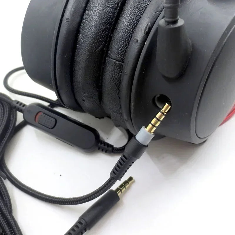 Replacement Audio Cable Wire for HyperX Cloud Mix Cloud Alpha Gaming Headsets Vue
