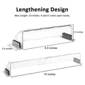 Home Air Vent Deflector PC Magnetic Heat Register Deflector Outlet Shield Air Vent Diverter Double-layer Floor Vent Deflector Vue A