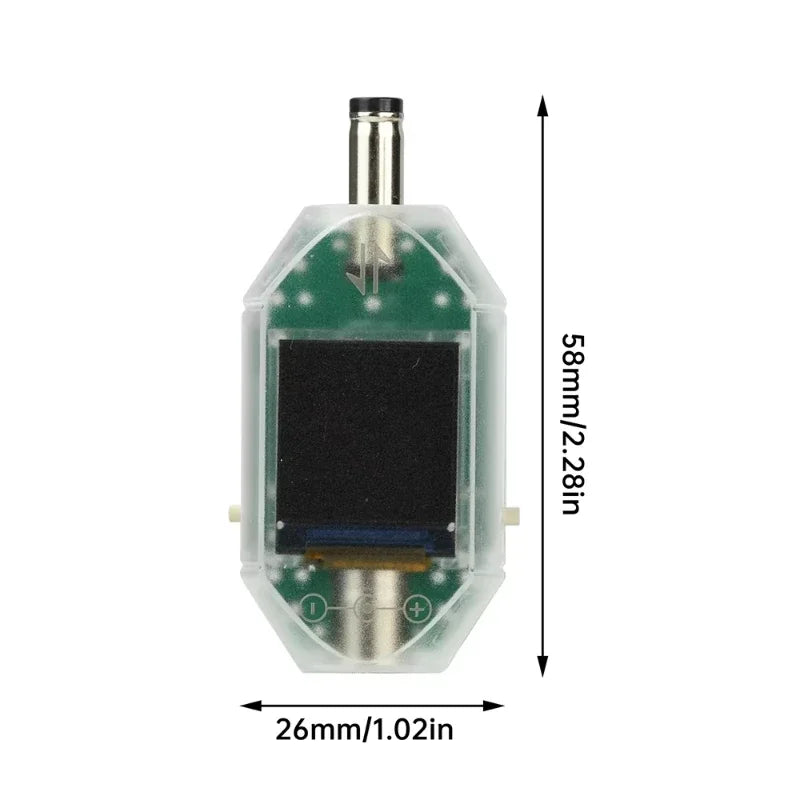 DC Voltage Current Power Tester – Digital Wattmeter 5.5×2.5mm Digital Power Meter Vue