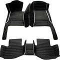 Custom Car Floor Mats For Haval F7X H6 H9 Jolion 2015-2026 All Weather Auto Accessories Foot leather Carpets Fashion Rugs Pads Vue black and white F7X 2019-2025