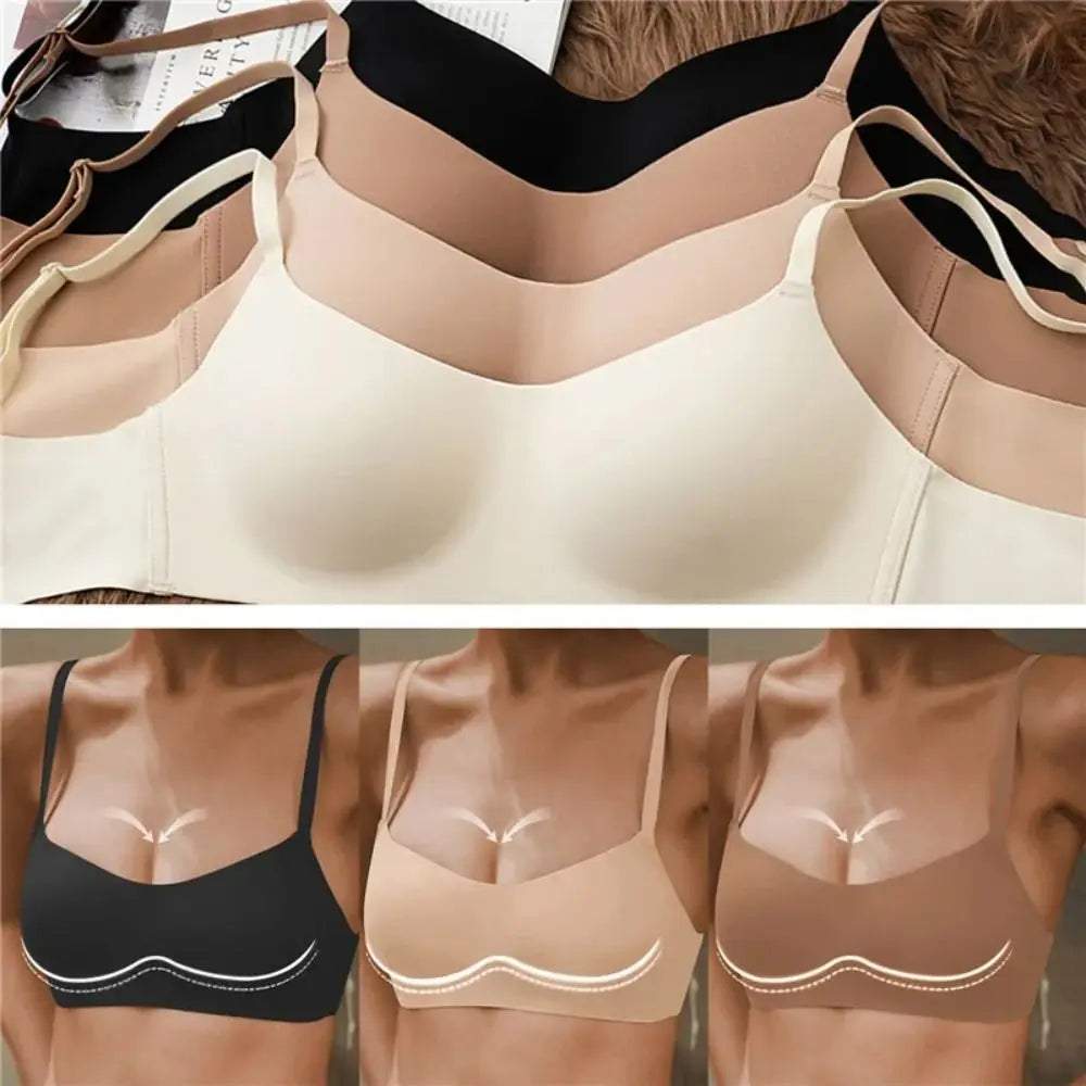 Polyester Wireless Underwear Soft Comfort Push Up Non-wire Beauty