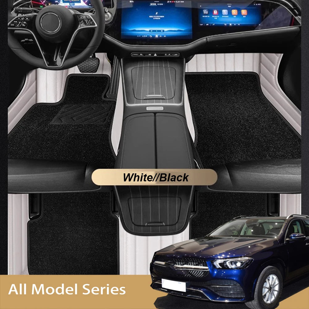 5D Custom PU Leather Floor Mats for Ford Mustang | Full Set Custom Car Floor Mats Vue