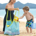 vvocci For Towels Women Cosmetic Makeup Bag Kids Bath ToysbabySand Away Protable Mesh Storage Bags Swimming Large Beach Bag Vue B228 Blue