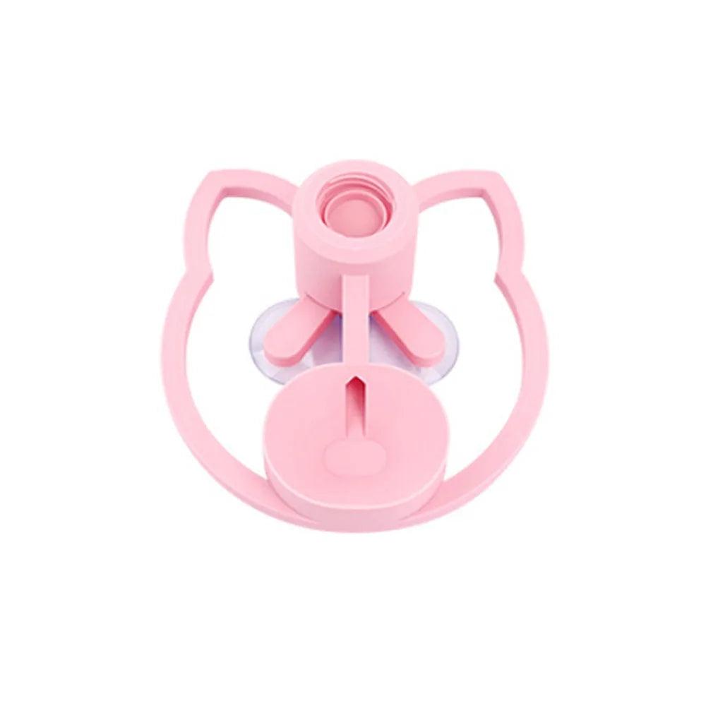 Automatic Water Renewal Cat Drinking Machine Anti Overturning Non Plug in Pet Water Bowl Wet Chin Prevention Stable Base Vue Pink
