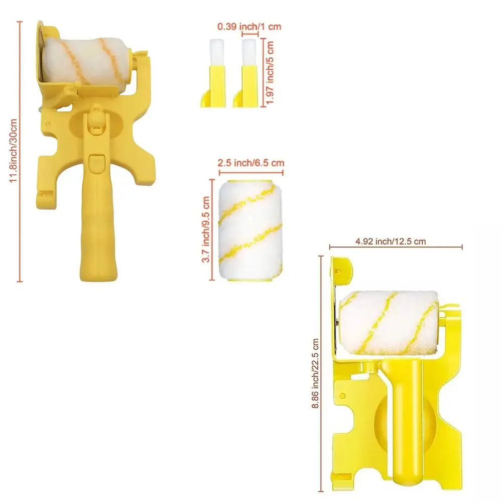Clean-cut Edger Paint Edger Roller Brush Hand-Held Tool Color Separation Wall Repair Tools Multi-use Professional Painting Vue