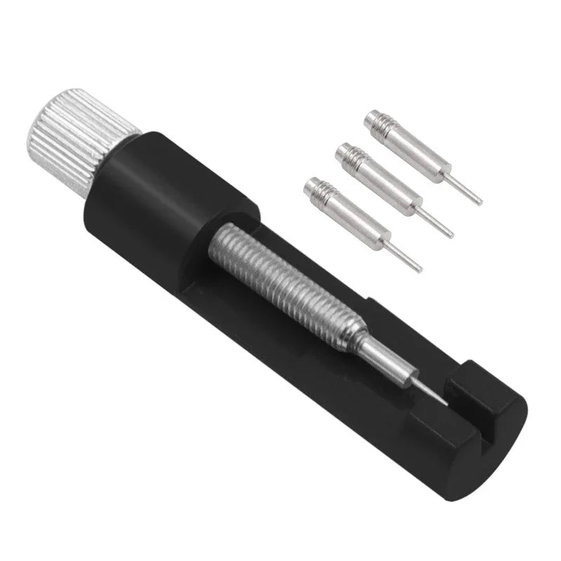Metal Watch Band Strap Link Pin Remover Repair Tool Kit for Watchmakers with Pack of 3 Extra Pins Mini Watchband Tools Vue Back-Matel