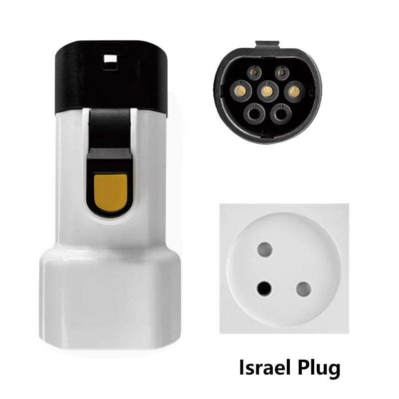 Car Discharger Type2 V2L For Xpeng X9 Accessories H93 2023 2024 2025 Vehicle To Load Multi-function Adapter Cable Adapter Plug Vue Israel Plug