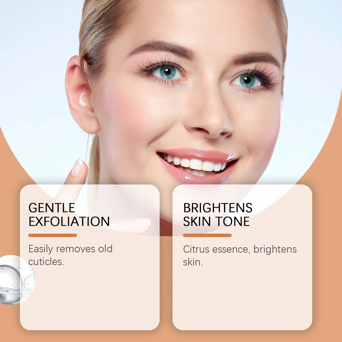 Vitamin C Faical Exfoliating Gel Dead Skin Removal Blackhead Brighten Skin Tone Antioxidant Reduce Dullness Smoothing Skin Care Vue