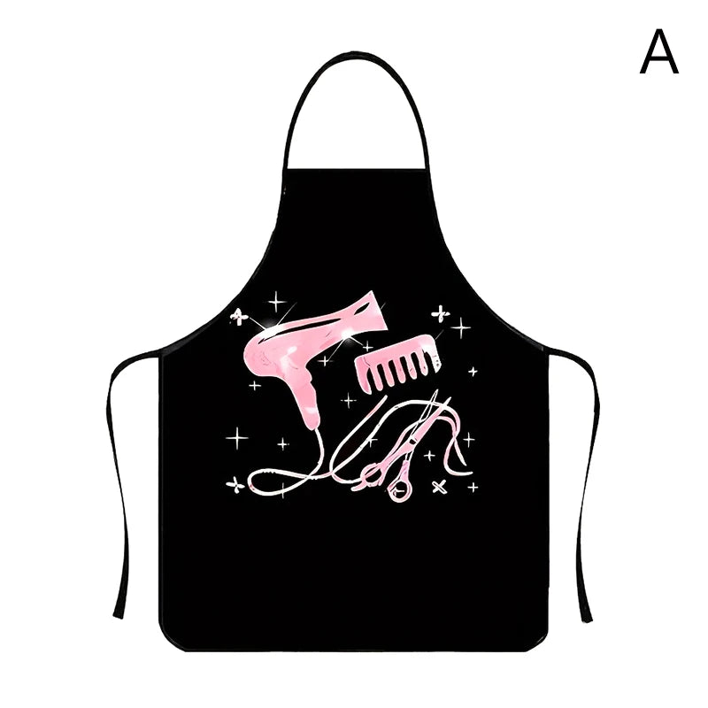 1PCS Hairstylist Aprons For Women Hair Stylist Apron For Salon Home Hair Cutting Oxford Cloth Fabric Vue A