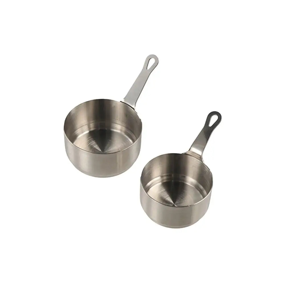 Multifunction Stainless Steel Sauce Cup with Handle 50/80/100ML Seasoning Bowl Non-rust Mini Sauce Pan Gravy Vue