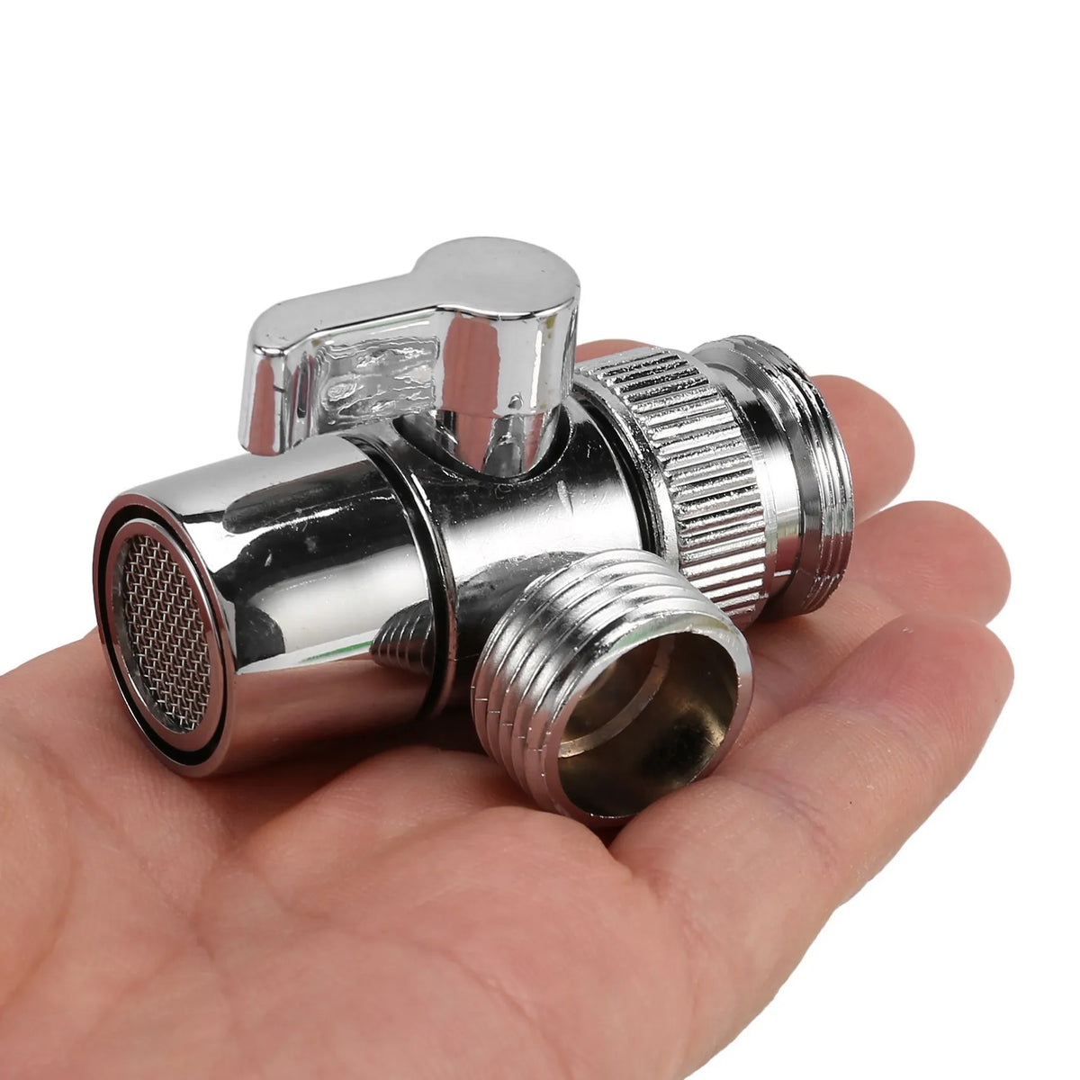 ABKW-2X Faucet Valve Diverter Sink Valve Water Tap Faucet Splitter Adapter Home Bathroom Kitchen Diverter Vue