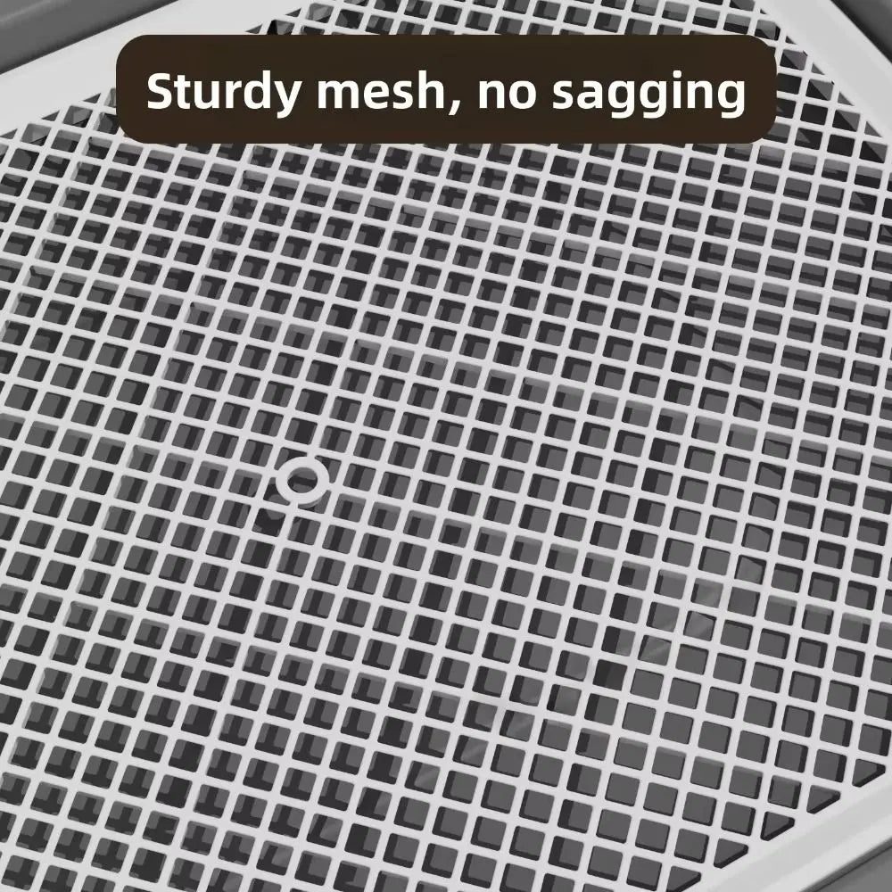 Easy Clean Puppy Potty Training Tray Detachable Mesh Dog Toilet Tray Leak Proof Reusable Dog Potty Training Toilet Vue
