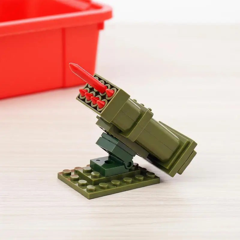 Tracking Missile Launch Launcher Brinquedos Figures Commando Building