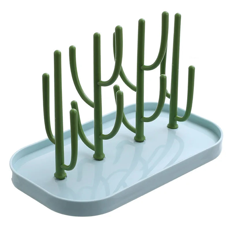Baby Feeding Bottle Drying Rack Drain Rack Cleaning Dryer Drainer Storage Nipple Feeding Cup Holder Storage Drying Rack Vue B35 Blue
