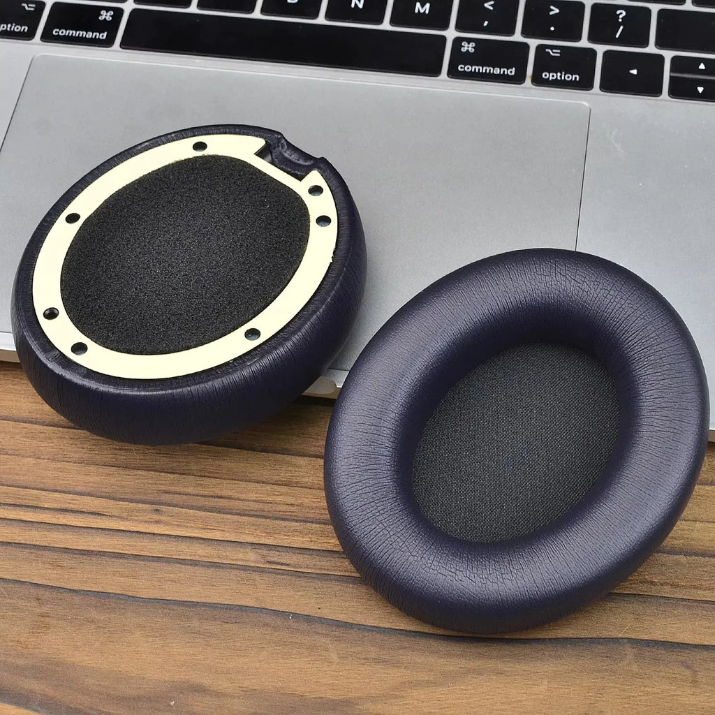 1Pair Replacement Protein Leather Earpads For Beats Studio Pro Wireless Headset Cushion Cover Earmuffs Headphone Accessories New Vue