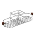 Durable Stainless Steel Toothbrush Holder Waterproof Quick Dry Toothpaste Rack Space Saving Rustproof Mouthwash Cup Rack Kitchen Vue Silver