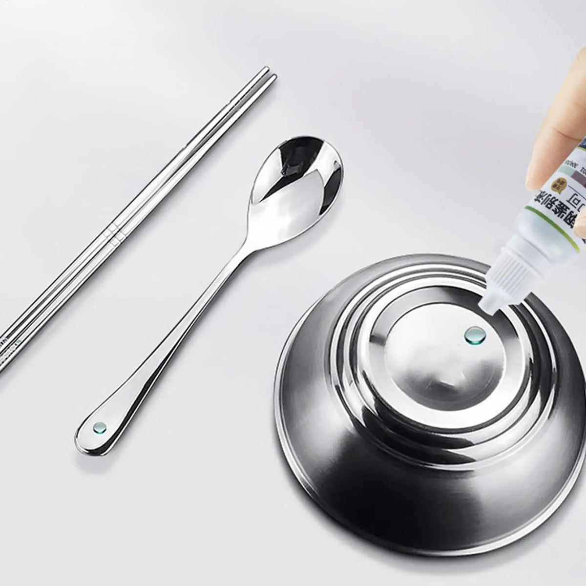 304/201/202/301 Stainless Steel Detection Liquid 12/15ml Tableware Detection Agent Building Material Identification Liquid Vue