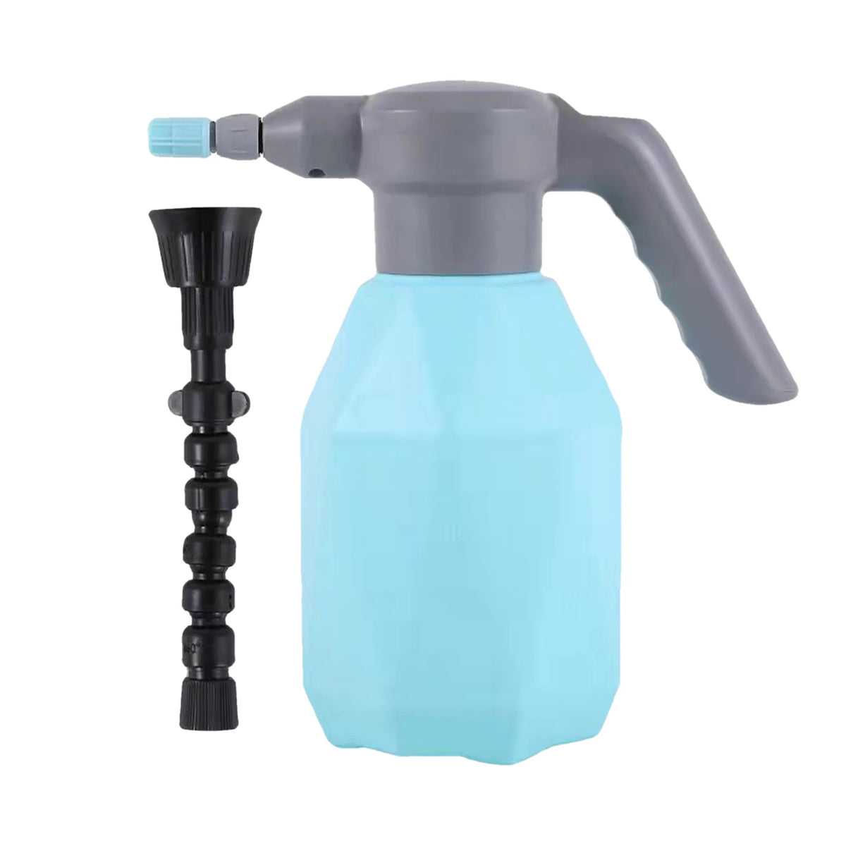 2L USB Handheld Automatic Garden Sprayer Electric Plant Mister Spray Bottle Watering Can Spritzer Adjustable Spout Plant Tools Vue Blue Rotating nozzle