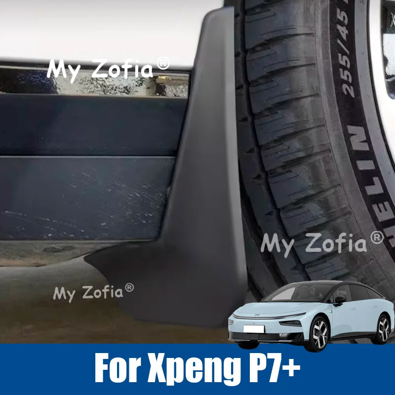 For Xpeng P7+ 2026 2027 Car Front Rear Mud Flap Mudflaps Guard Mudguards Splash Durable Fender Accessories Vue