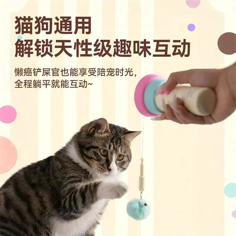 Electric Cat Teaser Launcher One Tap Reusable Ball Toy For Cats Indoor Play Exercise For Busy Cat Owners Perfect Christmas Gift Vue