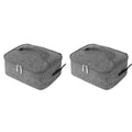 USB Rechargeable Food Heater Warmer Portable Electric Lunch Bag Insulated Lunch Bag Reusable for Youth Kid Boys Girls Teen Adult Vue 2PCS