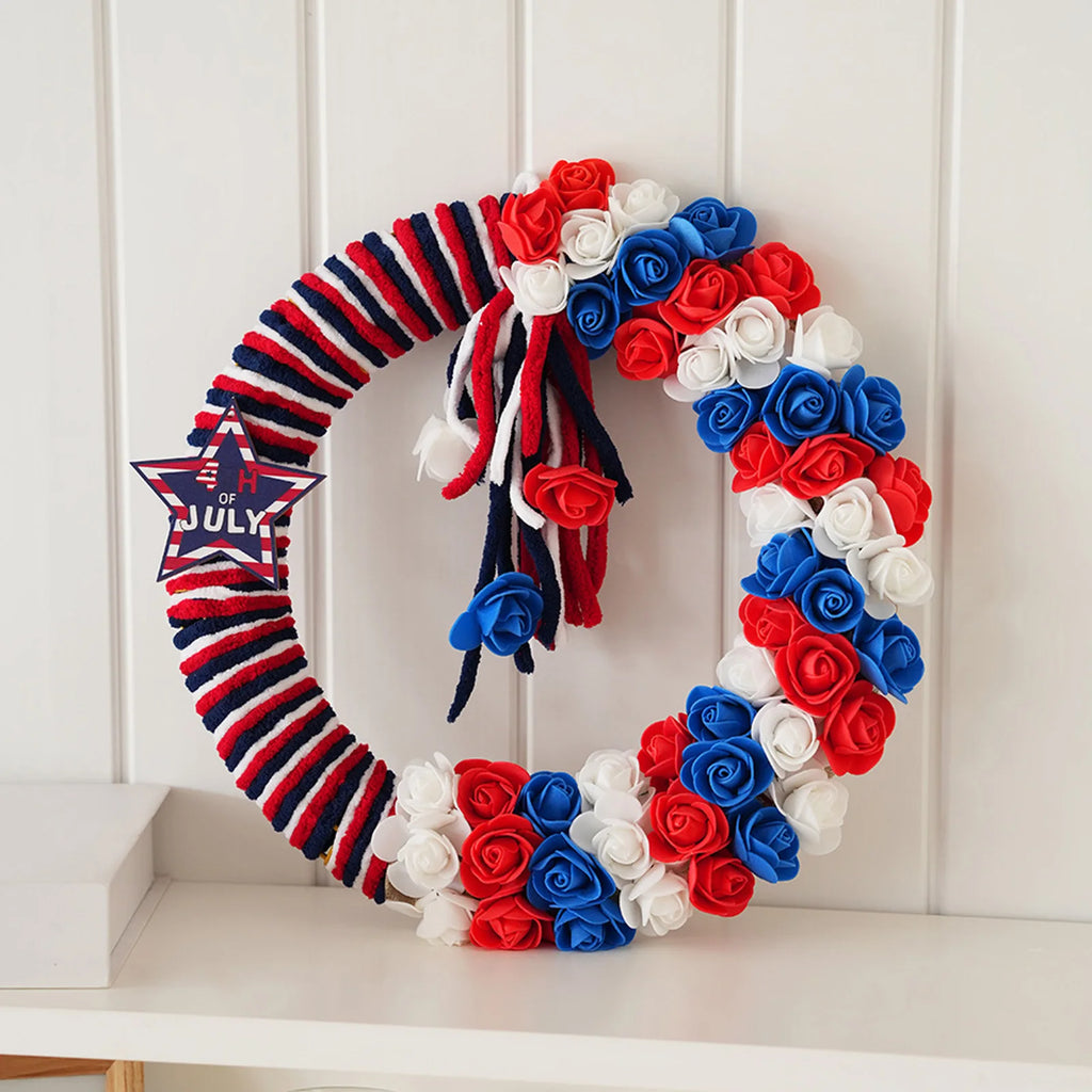 Patriotic Wreath – 4th of July & Memorial Day Décor Patriotic Wreath Vue