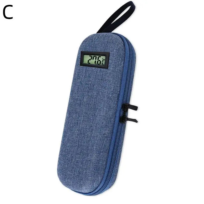 Insulin Cooler Travel Case Waterproof Insulin Cooling Bag With Display Medicine Organizer Bag For Diabetics Vue Blue C