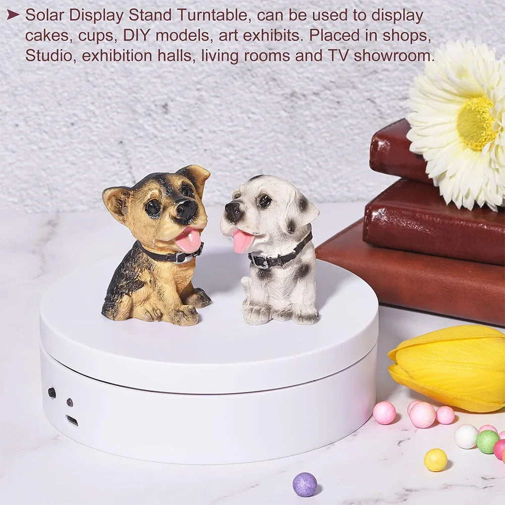 360° Motorized Rotating Display Stand – USB & Battery Motorized Display Stand Vue