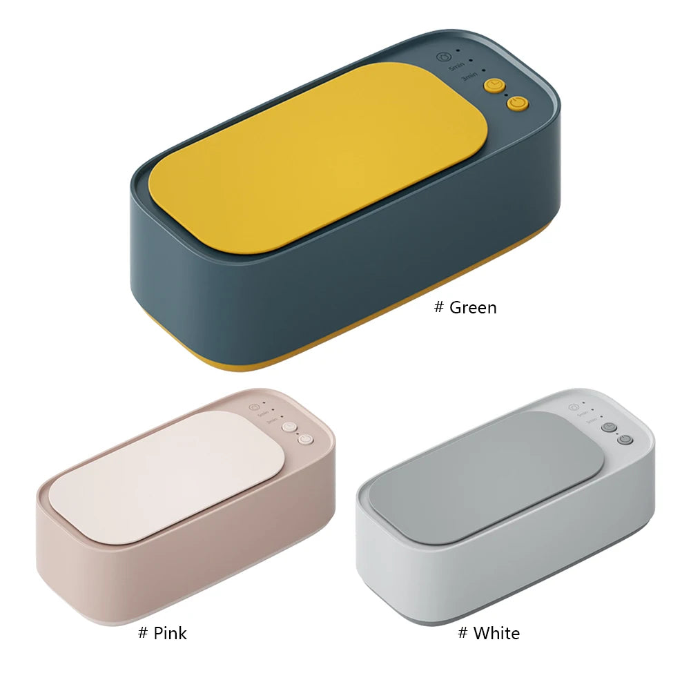 Multifunctional 45KHZ Ultrasonic Cleaner Ultrasonic Washing Sonicator Bath For Watches Contact Lens Glasses Denture Teeth Vue